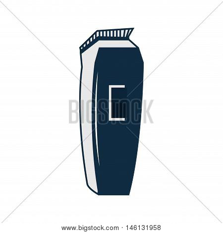 barber trimmer. barbershop professional equipment. silhouette  vector illustration