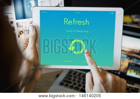 Refresh Update Upgrade New Version Concept