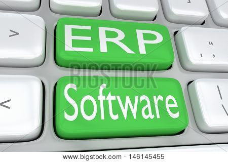 Erp Software Concept