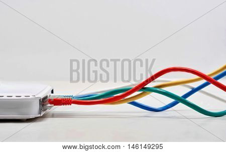 Ethernet Cables Plugged In