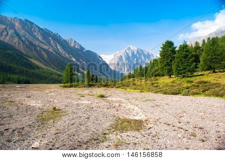 At The Foothills Of Aktru Glacier, Altay Mountaind