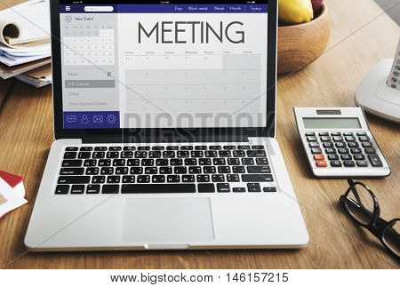 Schedule Calendar Agenda Reminder Personal Organizer Concept