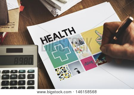 Paper Healthcare Wellness Senior Adult Concept