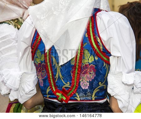 QUARTU S.E., ITALY - July 13, 2013: International Festival of folklore 