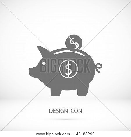 Piggy Banc Vector Icon