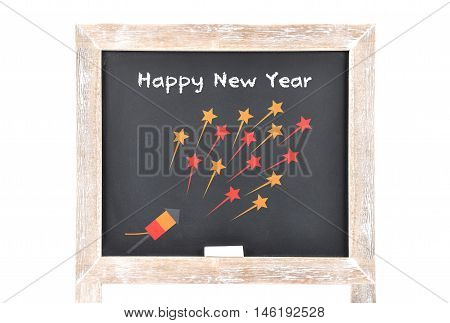 Happy New Year On Blackboard