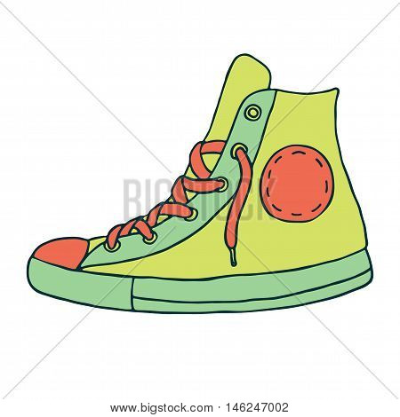 Gumshoes iconisolated on white background. Vector illustration