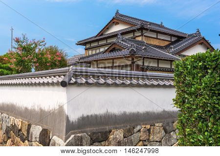 Hagi, Japan former castle town streets.