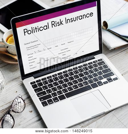 Political Risk Insurance Protection Government Concept