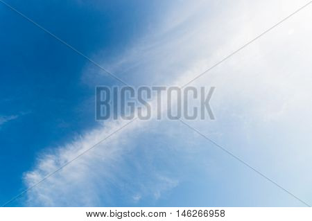 beautiful blue sky with clouds in natrue background