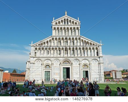 Cathedral Of Primaziale Di Santa Maria Assunta Of Pisa, Italy