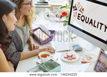 Equality Fairness Fundamental Rights Racist Discrimination Concept