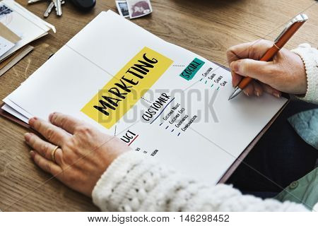 Marketing Business Plan Strategy Vision Commercial Concept