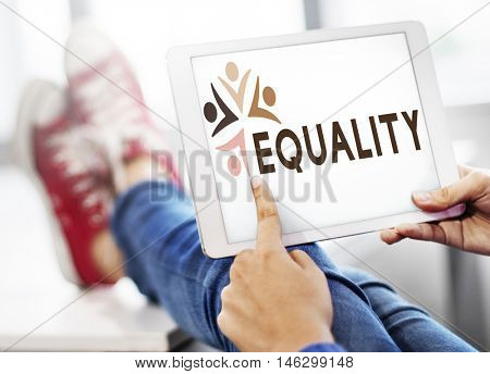 Equality Fairness Fundamental Rights Racist Discrimination Concept