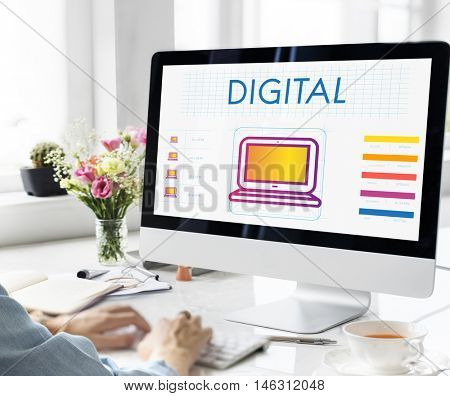 Digital Devices Innovation Multimedia Concept