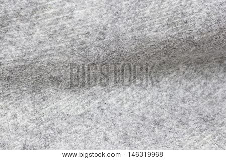 Gray Synthetic Polyester Material, Texture Background.