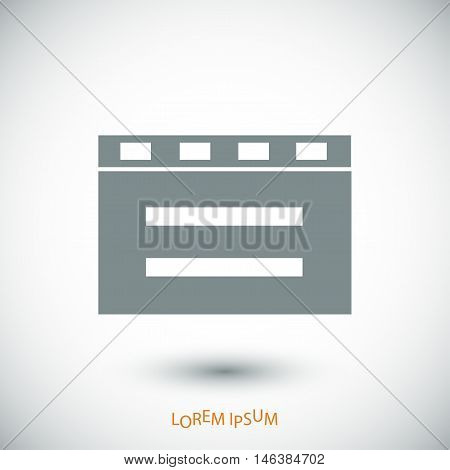 Cinema Clapper Icon