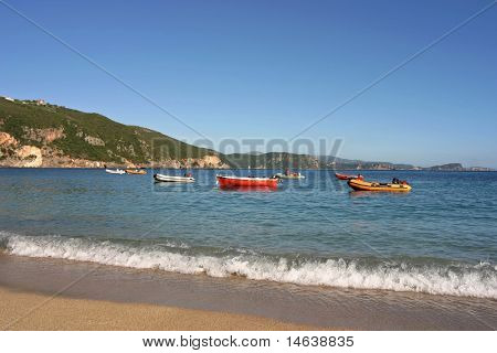 Spiaggia di Lichnos a Parga Grecia settentrionale