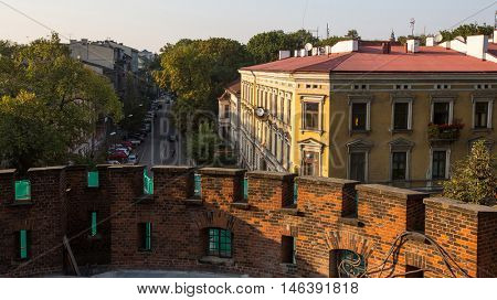 KRAKOW, POLAND - SEP 7, 2016: On-site Wawel Royal Castle, residency built at the behest of King Casimir III the Great, reigned 1333-1370. The most historically and culturally important site in Poland.