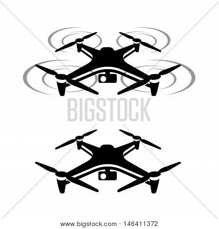 drone  abstract. isolated on white background emblem ,logo design template