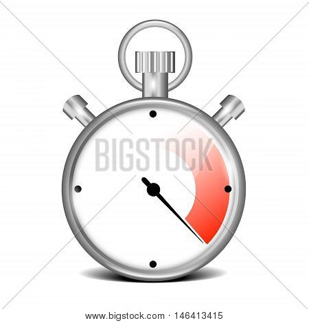 Stopwatch isolated on white background. Vector illusration