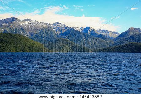 Milford Sound At Te Anau In New Zealand