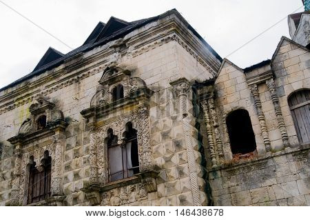 Old Orthodox Church destroyed. Fedorov temple. Autumn.Russia, the town of Pushkin, Tsarskoe Selo