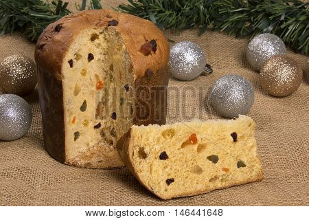 Panettone, Typical Christmas Dessert.