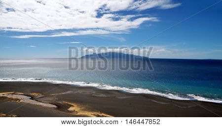 Color Separation On The Black Sand Beach