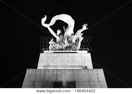 Worker And Kolkhoz Woman Monument In Moscow, Russia