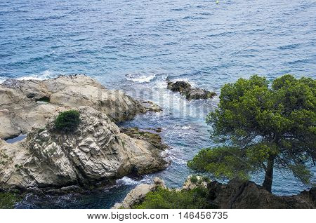 Beautiful landscape of the sea coast. 2016