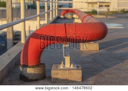 The Pipe valve water connection on industry.