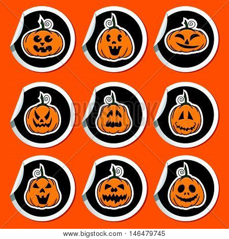 Halloween background for your design. Vector illustration..