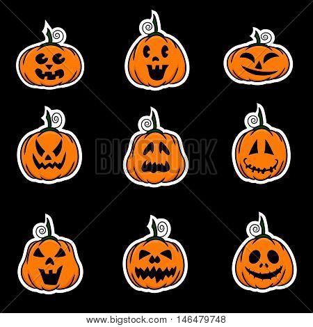 Halloween background for your design. Vector illustration..