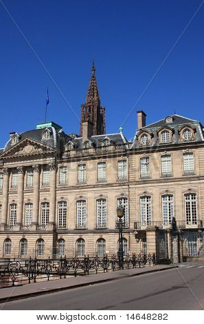 เดอโรฮานพาเลซ - เป็นส่วนหนึ่งของเมืองสตราสบูร์กใน Alsace ประเทศฝรั่งเศส