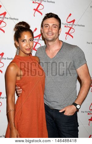 LOS ANGELES - SEP 8:  Christel Khalil, Daniel Goddard at the Young and The Resltless 11,000 Show Celebration at the CBS Television City on September 8, 2016 in Los Angeles, CA