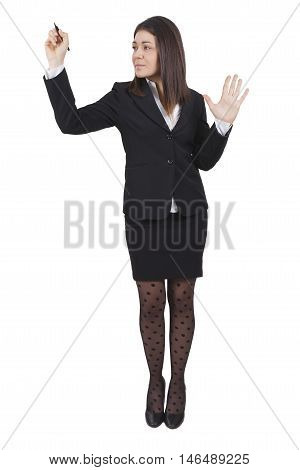 Young Businesswoman Writing