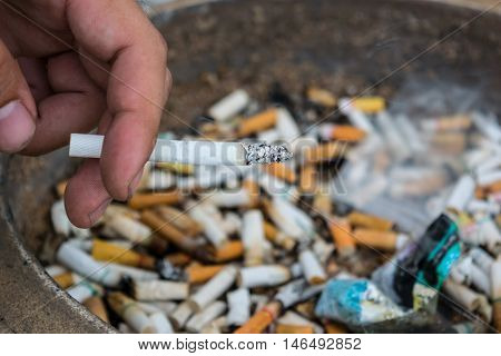 tobacco, no, cigarette, white, hand, nicotine, death