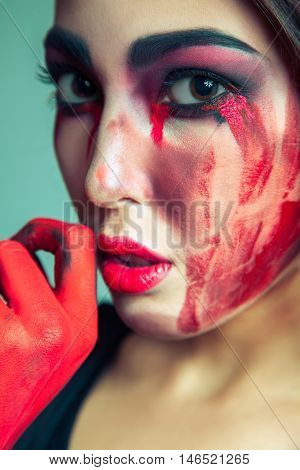Beauty Halloween Makeup.