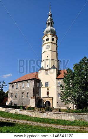 view Tovacov old castle, Czech Republic, Europe