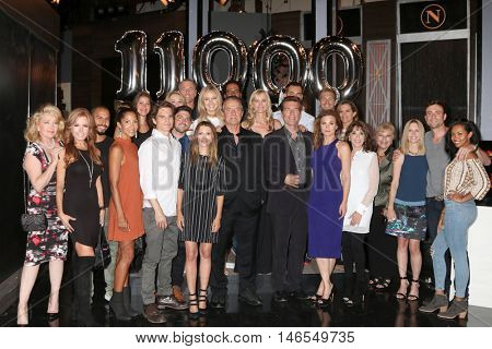 LOS ANGELES - SEP 8:  YnR Cast, Lee Bell see Special Instructions for IDs at the Young and The Resltless 11,000 Show Celebration at the CBS Television City on September 8, 2016 in Los Angeles, CA