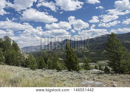 View from Beartooth Highway Wyoming/Montana United States