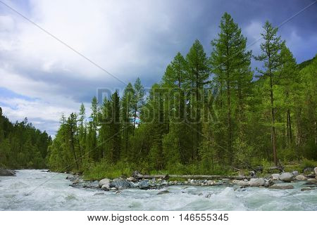 Akkem Valley in Altai Mountains Natural Park - UNESCO Natural Monument, Siberia, Russian Federation
