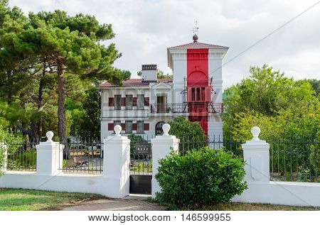 Gelendzhik lighthouse - the oldest operating lighthous on the Black Sea coast a monument of architecture. Founded on August 19 1897. The author of the building is considered to be a Frenchman François Joseph de Tondo. Lighthouse is located on Lermontov Bo