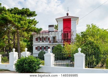 Gelendzhik lighthouse - the oldest operating lighthous on the Black Sea coast a monument of architecture. Founded on August 19 1897. The author of the building is considered to be a Frenchman François Joseph de Tondo. Lighthouse is located on Lermontov Bo