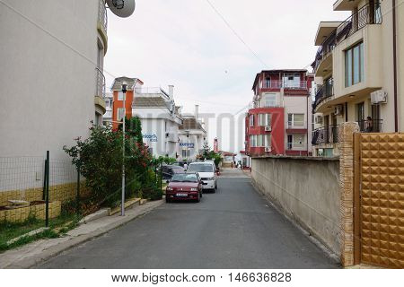 Architecture And People Of New Nessebar