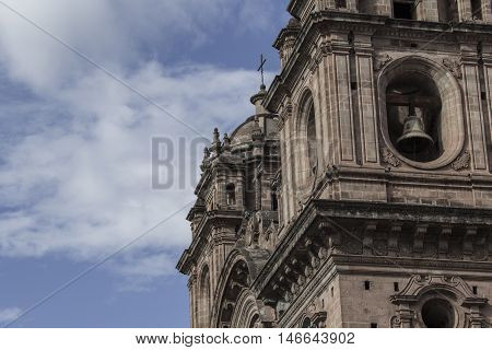 La Compania De Jesus Church On Plaza De Armas Square In Cuzco, Peru.