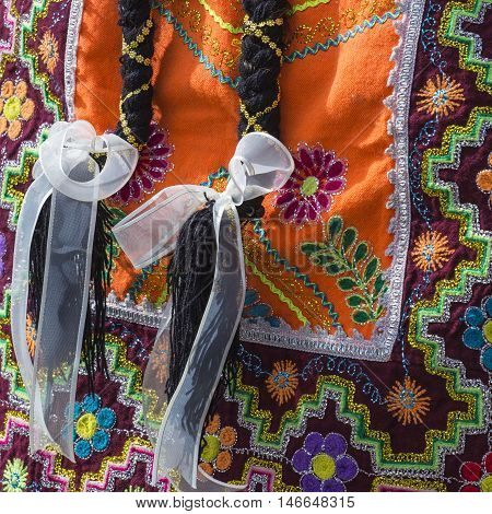 Cusco - Peru - June 06, 2016 : Peruvian Dancers At The Parade In Cusco. People In Traditional Clothe