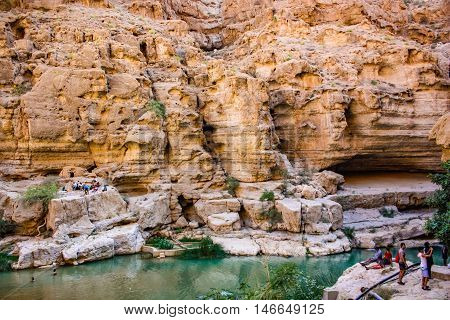 Wadi Shab In Oman