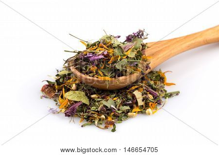 Dried Herbal Tea Leaves